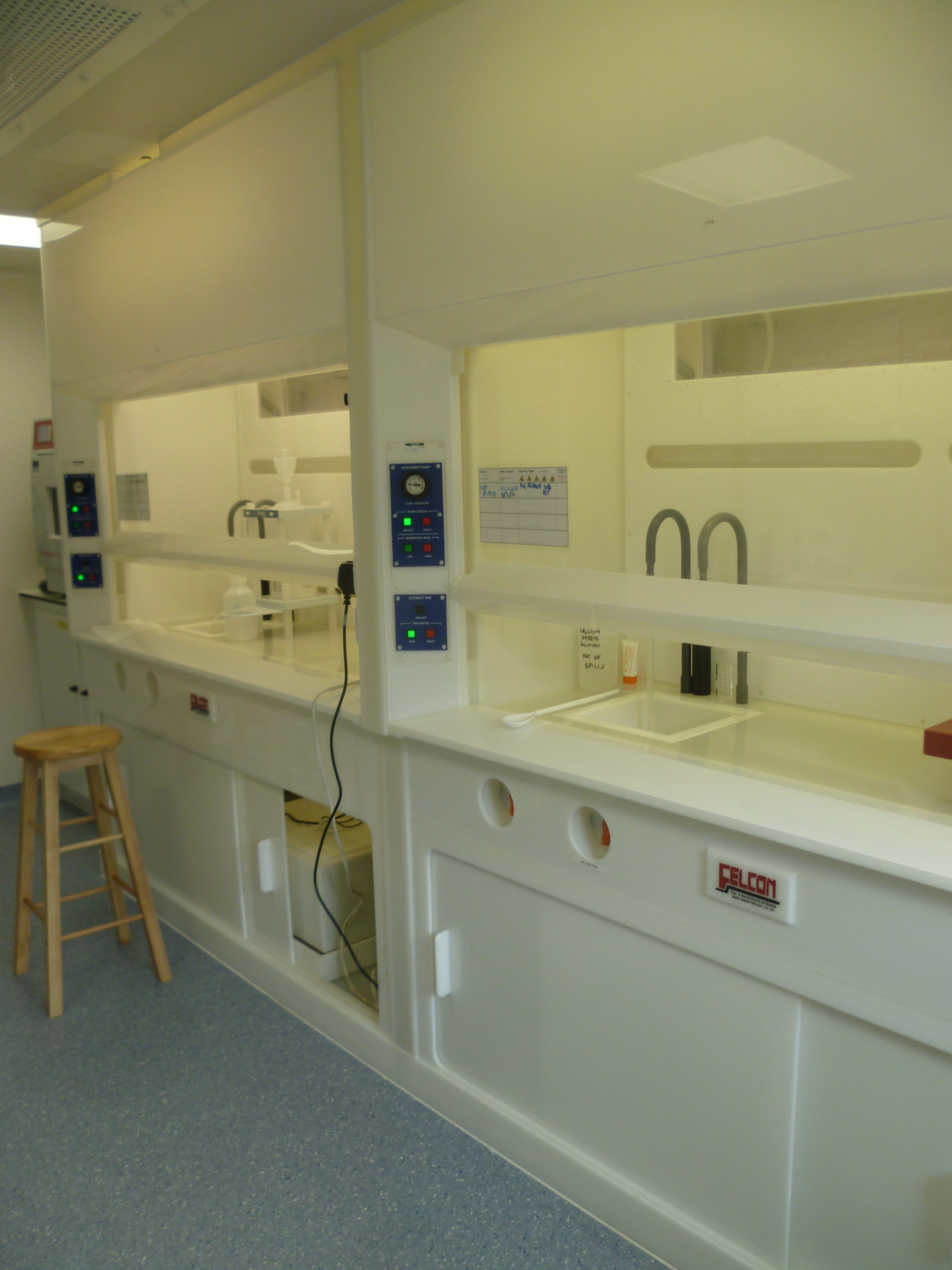 CV Fume Cupboard - Metal Free Lab