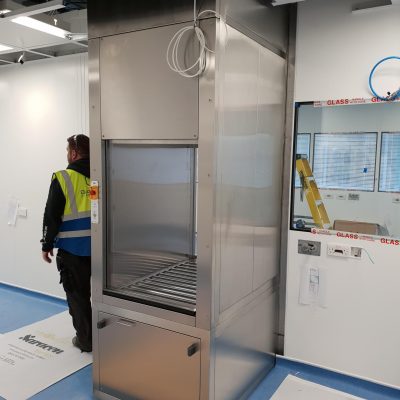 Floor Standing Transfer Hatch