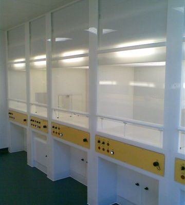 Thermoplastics Earth Science Acid Rich Laminar Flow Cabinets