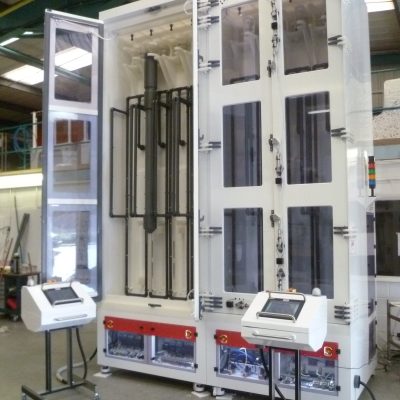 Vertical Quartz Tube and Preform Washer for Fibre Optics Industries