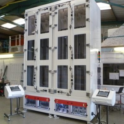 Vertical Quartz Tube and Preform Washer for the Fibre Optics Industries